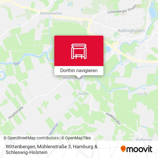 Wittenbergen, Mühlenstraße 3 Karte