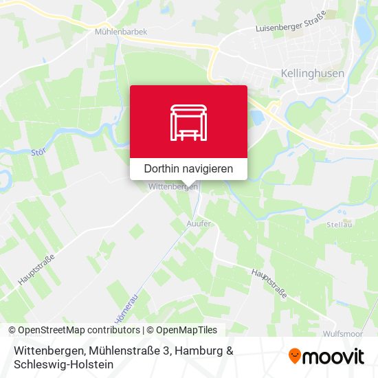 Wittenbergen, Mühlenstraße 3 Karte