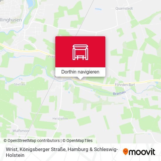 Wrist, Königsberger Straße Karte