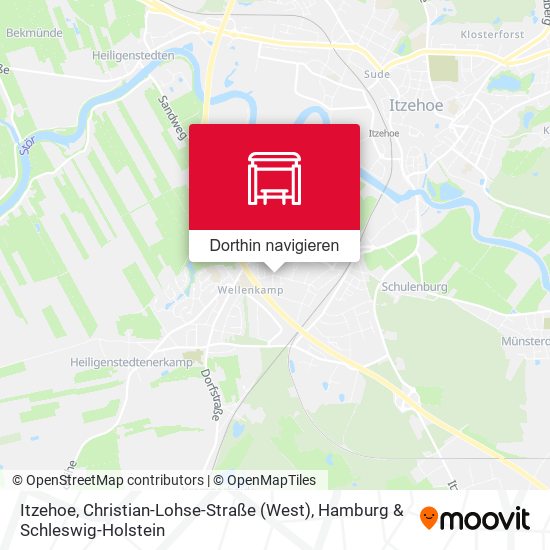 Itzehoe, Christian-Lohse-Straße (West) Karte