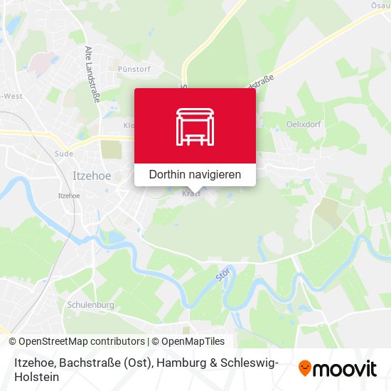 Itzehoe, Bachstraße (Ost) Karte