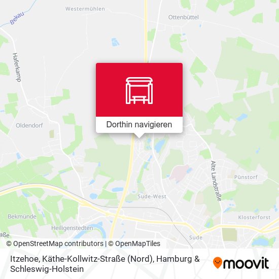 Itzehoe, Käthe-Kollwitz-Straße (Nord) Karte