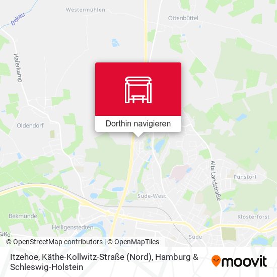 Itzehoe, Käthe-Kollwitz-Straße (Nord) Karte