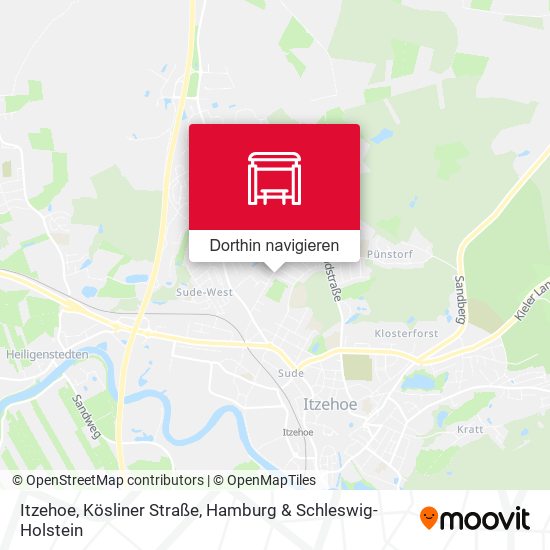 Itzehoe, Kösliner Straße Karte