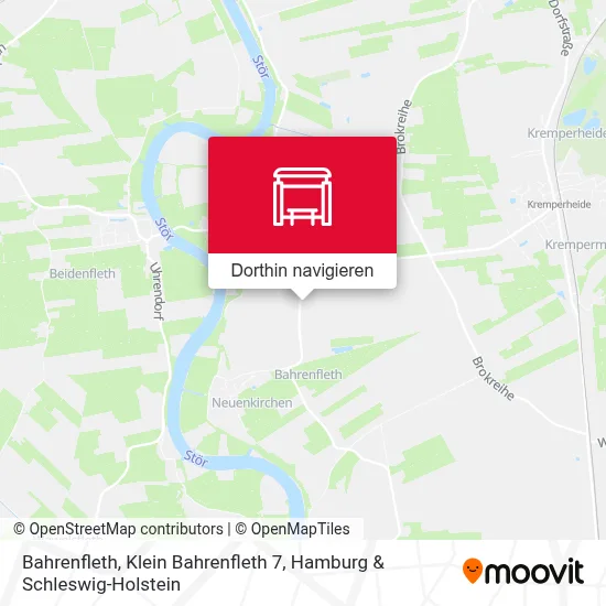 Bahrenfleth, Klein Bahrenfleth 7 Karte