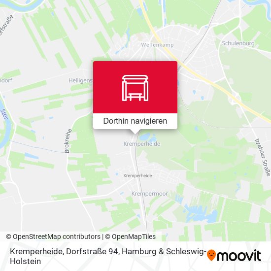 Kremperheide, Dorfstraße 94 Karte