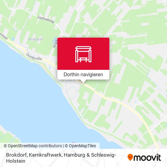 Brokdorf, Kernkraftwerk Karte