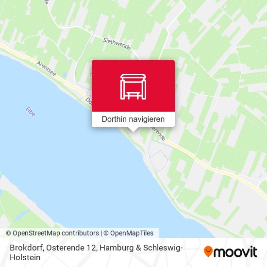 Brokdorf, Osterende 12 Karte