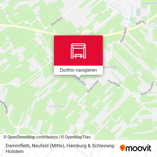 Dammfleth, Neufeld (Mitte) Karte