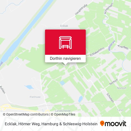 Ecklak, Hörner Weg Karte