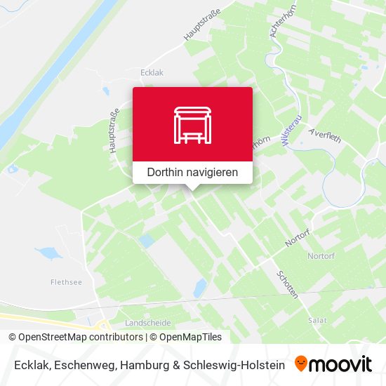 Ecklak, Eschenweg Karte