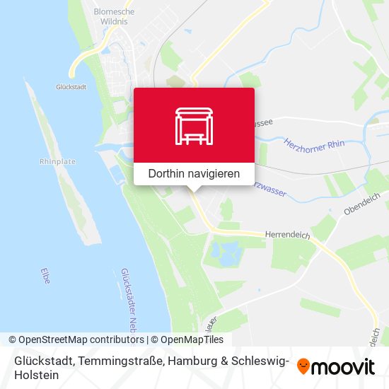 Glückstadt, Temmingstraße Karte