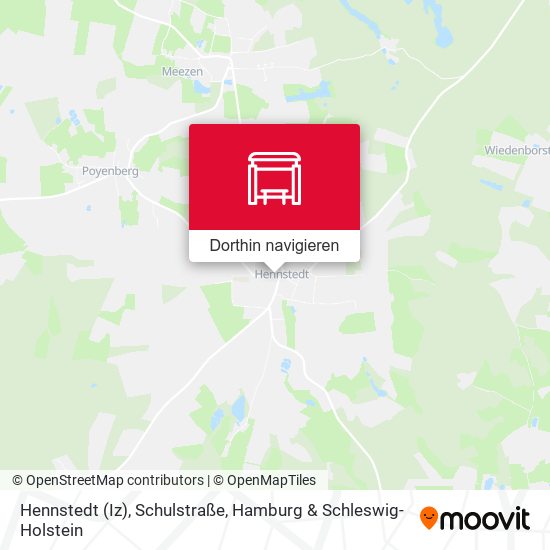 Hennstedt (Iz), Schulstraße Karte
