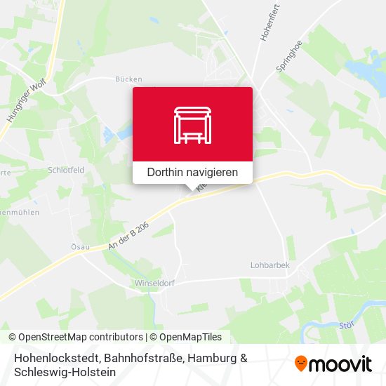 Hohenlockstedt, Bahnhofstraße Karte