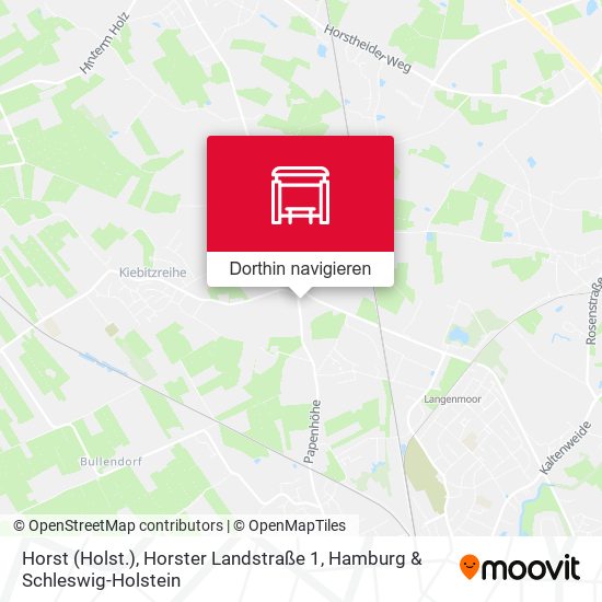 Horst (Holst.), Horster Landstraße 1 Karte