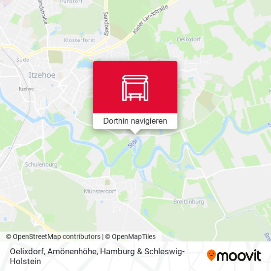 Oelixdorf, Amönenhöhe Karte