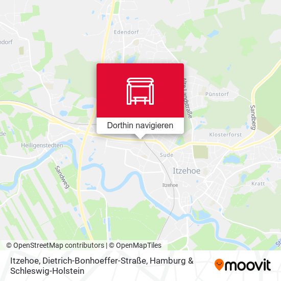 Itzehoe, Dietrich-Bonhoeffer-Straße Karte