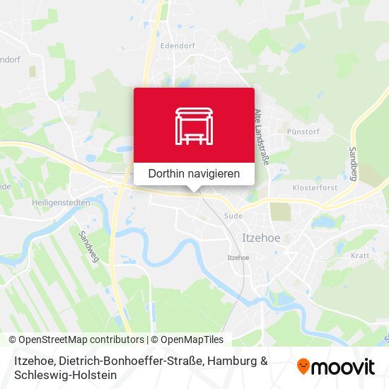 Itzehoe, Dietrich-Bonhoeffer-Straße Karte
