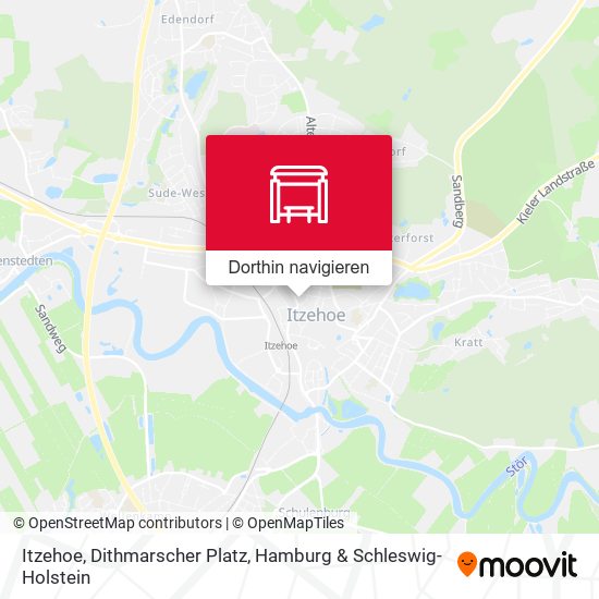 Itzehoe, Dithmarscher Platz Karte