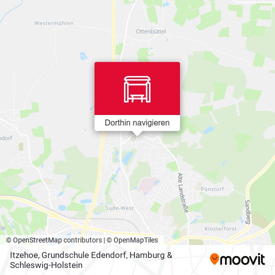 Itzehoe, Grundschule Edendorf Karte