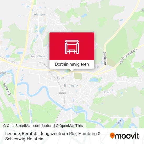 Itzehoe, Berufsbildungszentrum Rbz Karte