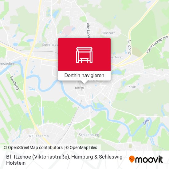Bf. Itzehoe (Viktoriastraße) Karte