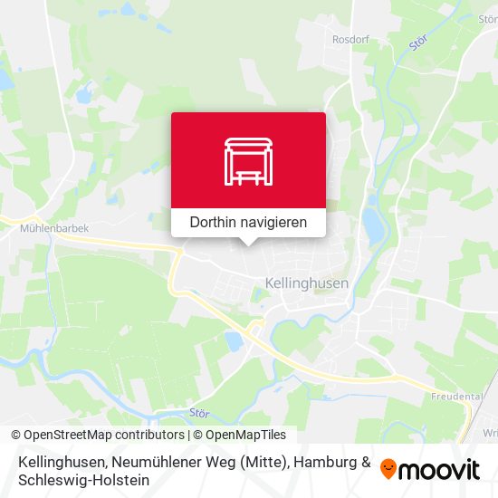 Kellinghusen, Neumühlener Weg (Mitte) Karte
