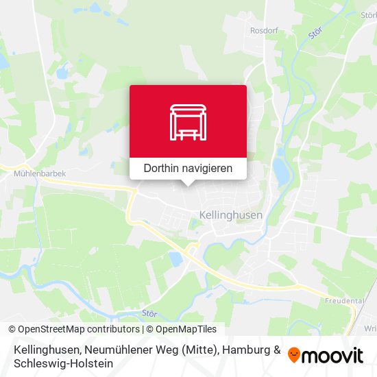 Kellinghusen, Neumühlener Weg (Mitte) Karte