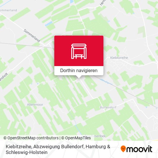 Kiebitzreihe, Abzweigung Bullendorf Karte