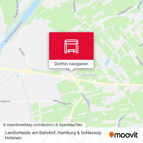 Landscheide, am Bahnhof Karte