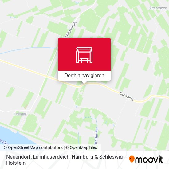 Neuendorf, Lühnhüserdeich Karte