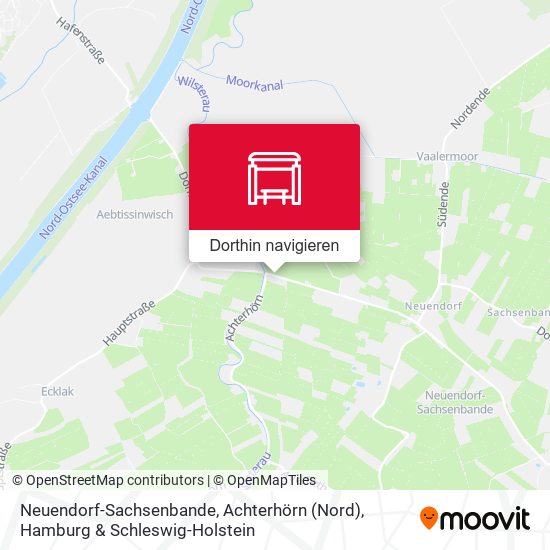 Neuendorf-Sachsenbande, Achterhörn (Nord) Karte