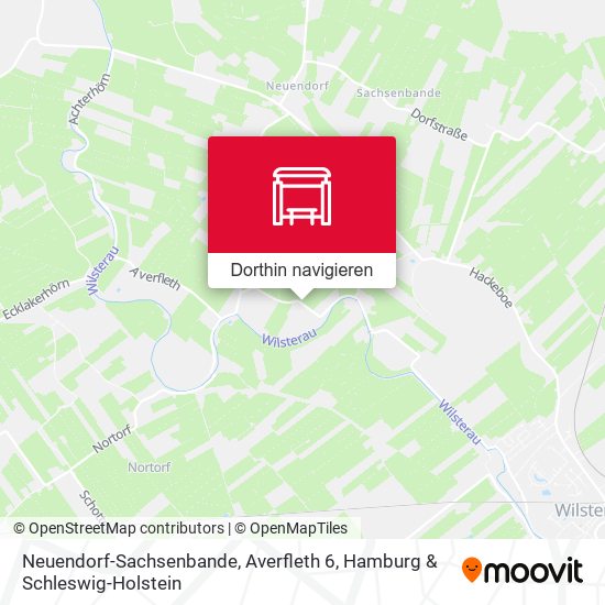 Neuendorf-Sachsenbande, Averfleth 6 Karte