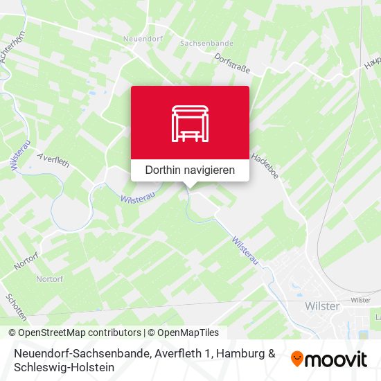 Neuendorf-Sachsenbande, Averfleth 1 Karte