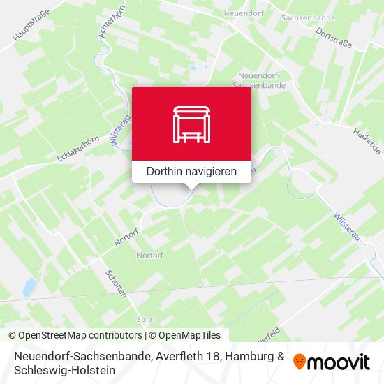 Neuendorf-Sachsenbande, Averfleth 18 Karte