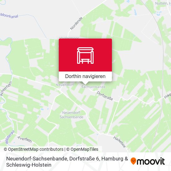 Neuendorf-Sachsenbande, Dorfstraße 6 Karte