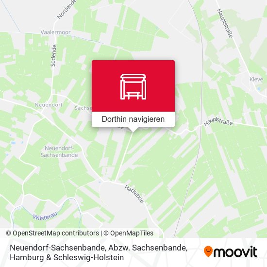 Neuendorf-Sachsenbande, Abzw. Sachsenbande Karte