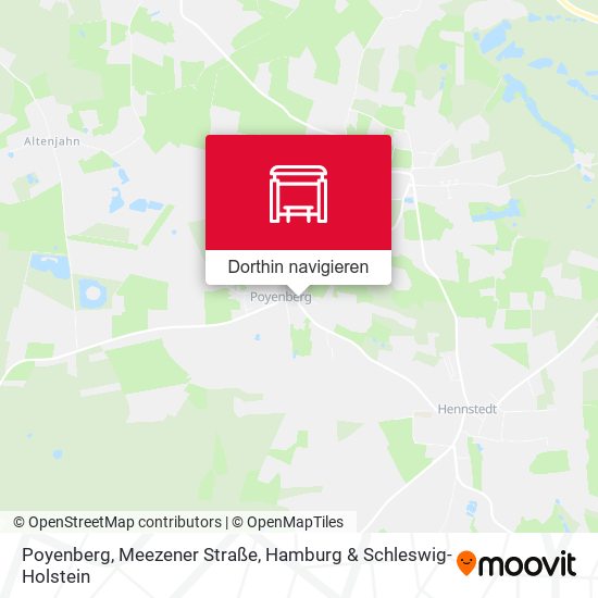 Poyenberg, Meezener Straße Karte