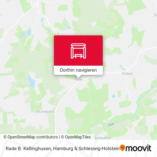 Rade B. Kellinghusen Karte