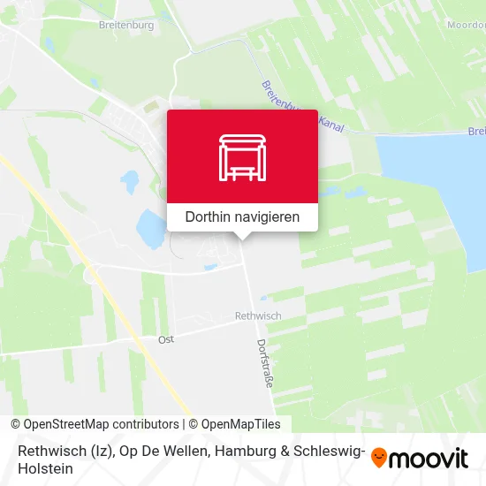 Rethwisch (Iz), Op De Wellen Karte