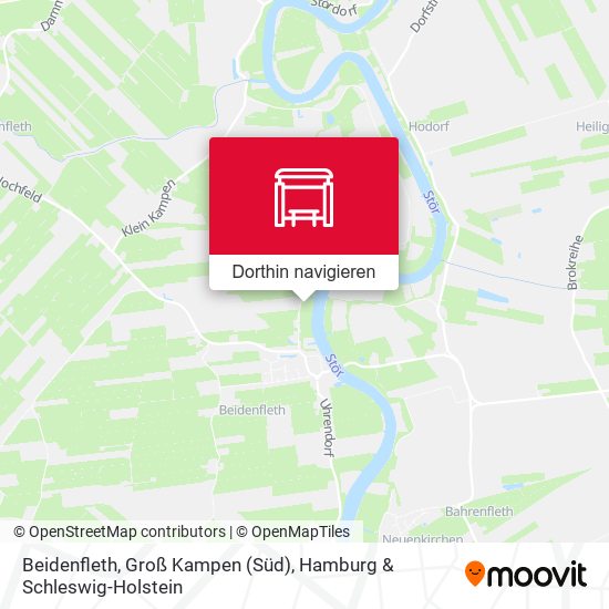 Beidenfleth, Groß Kampen (Süd) Karte