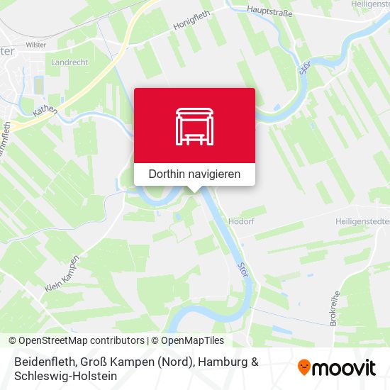 Beidenfleth, Groß Kampen (Nord) Karte