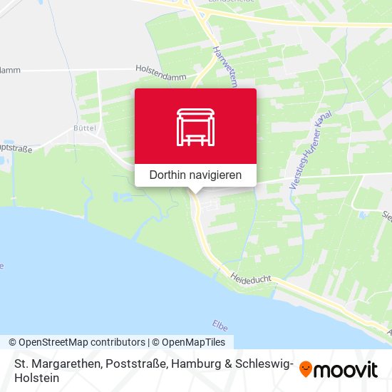 St. Margarethen, Poststraße Karte