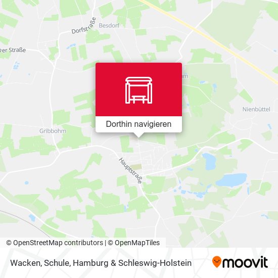 Wacken, Schule Karte