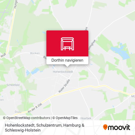 Hohenlockstedt, Schulzentrum Karte