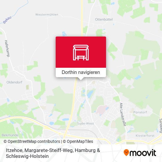 Itzehoe, Margarete-Steiff-Weg Karte