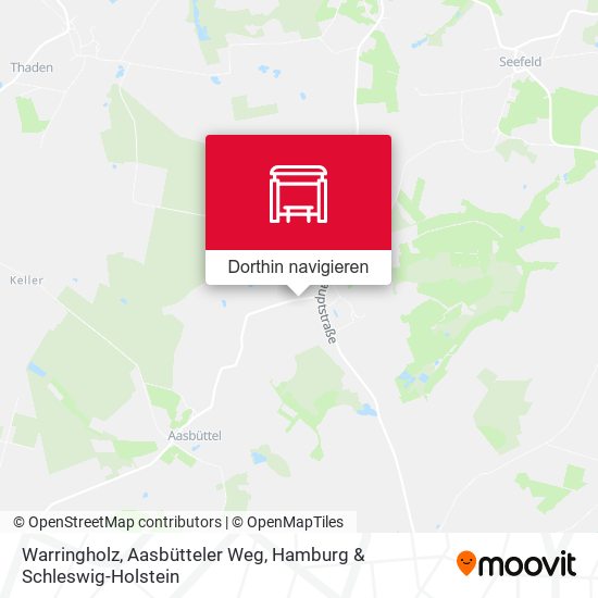 Warringholz, Aasbütteler Weg Karte