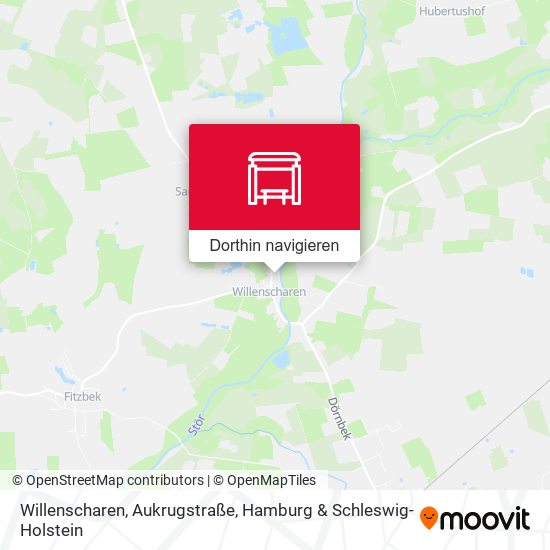 Willenscharen, Aukrugstraße Karte