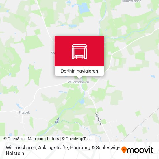 Willenscharen, Aukrugstraße Karte