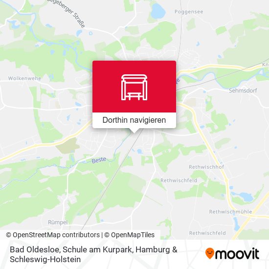 Bad Oldesloe, Schule am Kurpark Karte